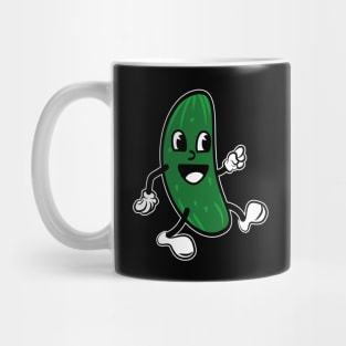 Funny Cartoon Cucumber Mug